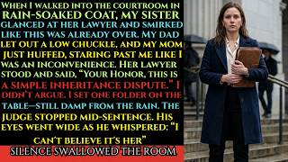 I Walked Into Court Drenched — My Sister Smirked…But the Judge’s Eyes Went Wide…