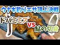 ウナギ釣りエサ頂上決戦！　ドバミミズ vs 鮎の切り身