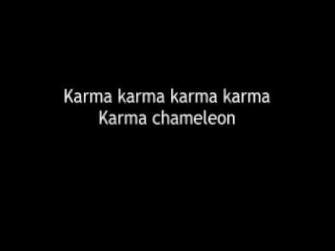 Karma Chameleon- Boy George - Lyrics