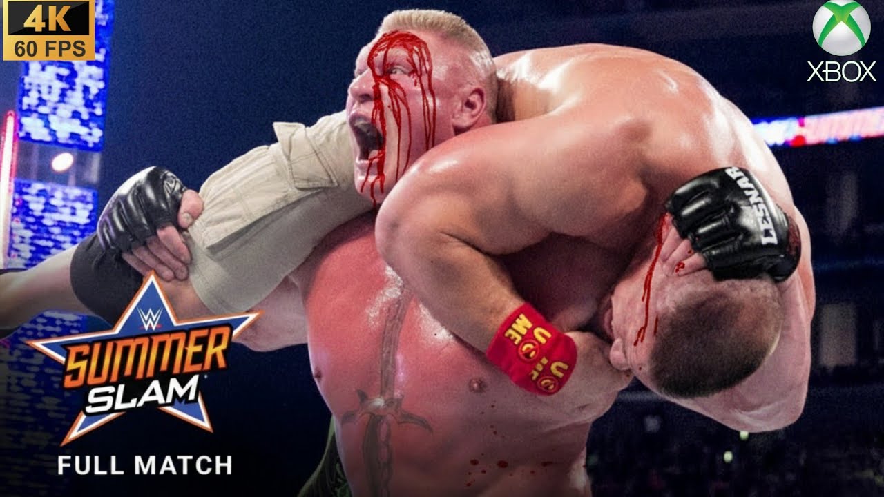 BROCK LESNAR vs JOHN CENA – SUMMERSLAM SHOWDOWN 🔥 | WWE 2K25 EPIC REMATCH!