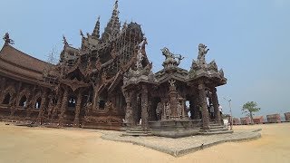 Храм Истины в Паттайе шедевр тайских мастеров Тайланд 2020 The Sanctuary of Truth Pattaya