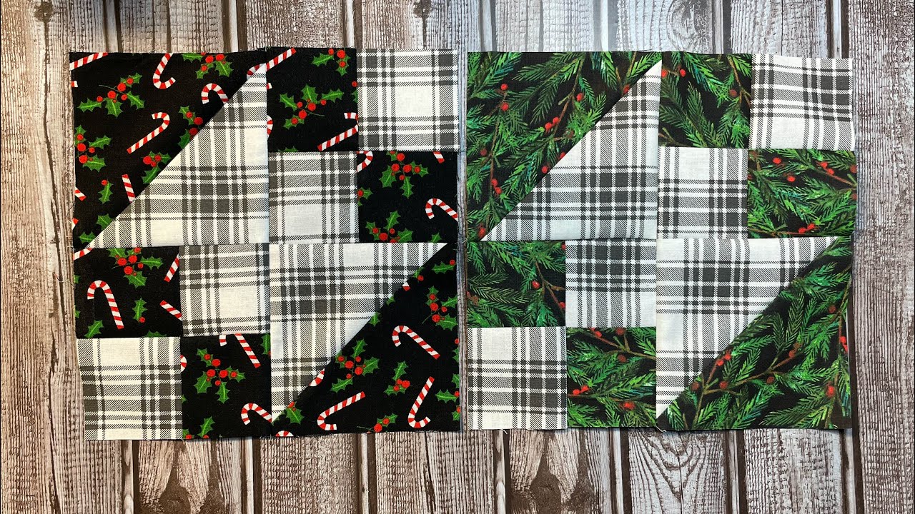 Northern lights quilt block tutorial aka buckeye beauty quilt block -  YouTube