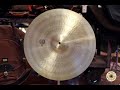 1970s tosco 18 medium ride cymbal 1655g