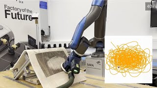 An Ergodic Approach to Robotic Surface Finishing with Learned Motion Preferences Profile