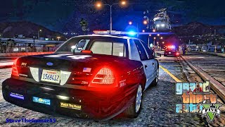 Playing GTA 5 As A POLICE OFFICER Gang Unit Patrol🔥🔥🔥|| GTA 5 Lspdfr Mod| 4K