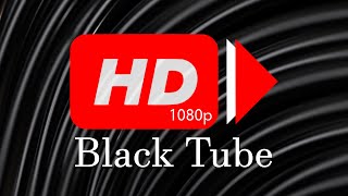 40 Minutes Full HD Black Tube Screensaver No Sound
