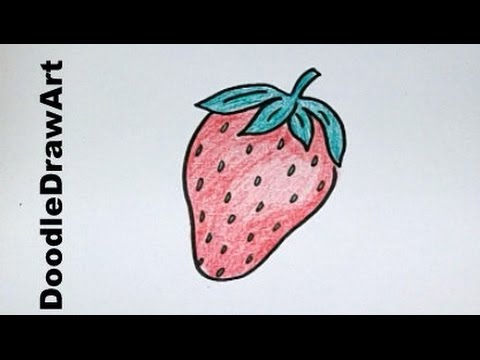 How To Make Strawberry With Chart Paper