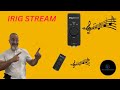 IRig Stream grabando sax