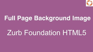 Full Page Background Image in Zurb Foundation HTML5