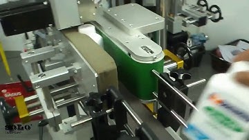 Rectangle Bottle Labelling Machine | 4 Side Wrap Around Labelling Machine | Solo Labeller Technology
