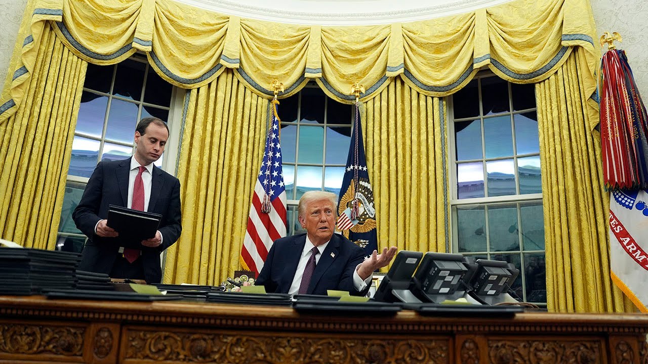 A historic day as the 45th president becomes the 47th