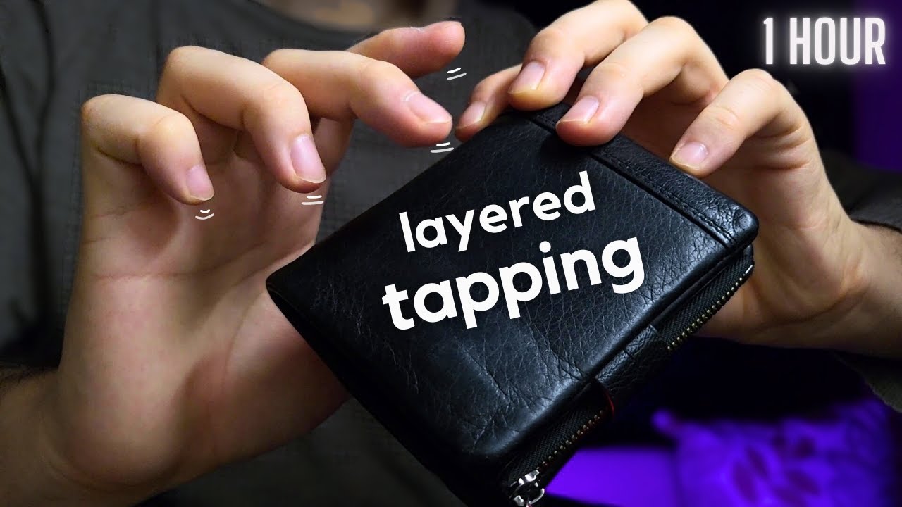 THIS Layered Leather Tapping WILL Make YOU FALL ASLEEP! | NO TALKING