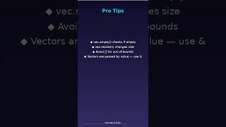 C++ vectors in 2 Minutes 🚀