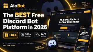 The BEST Free Discord Bot Platform in 2026 | 200+ Features + 24/7 Hosting