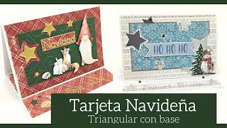 TARJETA NAVIDEÑA CON BASE - TUTORIAL | LLUNA NOVA SCRAP