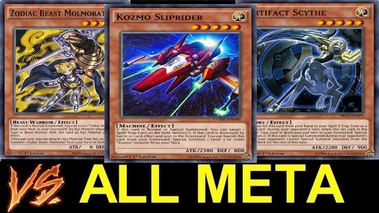 Kozmo Artifacts Zodiac Beast Vs.ALL META DECKS - searching Dark Destroyer &  Tincan by Zodiac[YuGiOh]