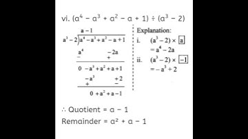 8th chapter 10 practice set 10.2 || division of polynomials ||