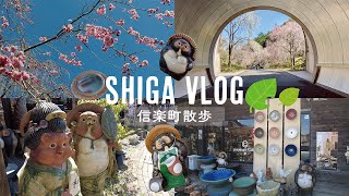 ［vlog］MIHO MUSEUMでお花見🌸│滋賀県信楽町でたくさんのタヌキさんに出会えた日🍃