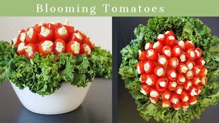 Creamy fillings in cherry tomatoes  | Delicious Party Appetizer | Edible Party Bouquets