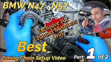 BMW N47 & N57 Engine Timing Chain Set Up Part 1