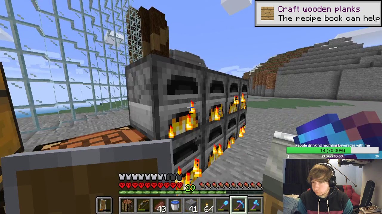 Hardcore Minecraft with a twist?? | GODRUNS LATER | Come drink some morning coffee with me!! Twitch