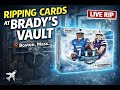 RIPPING CARDS AT BRADY’S VAULT 🏦 | Trips & Rips (2025 Bowman’s Best University Football Hobby Boxes)