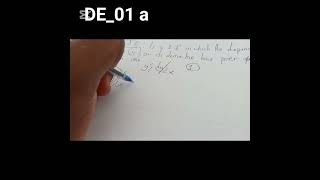 differential equation _linear and non linear (a)