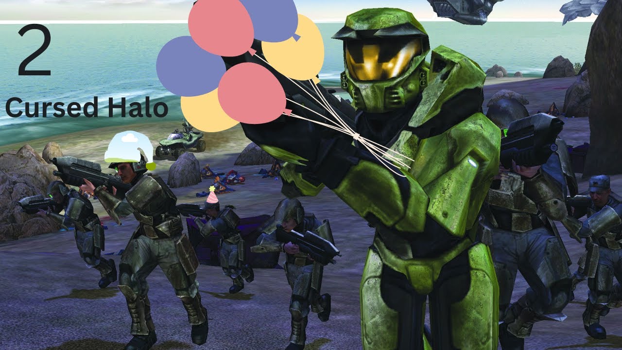 Cursed Halo #2 - The scariest enemy I've maybe encountered ever - YouTube