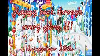 PLAYING BACK THROUGH EVERY GAME !!! #18 🎅🎅🎅!!! Christmas Countdown Games !!!🎅- December 18th!!!