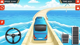Impossible Offroad Uphill Bus Stunt Racing Game 2026 - Bus Game - Android Gameplay screenshot 3