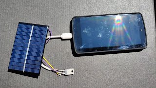 Simple Mobile Charger using Solar Panel [Can be done in 2 minutes]