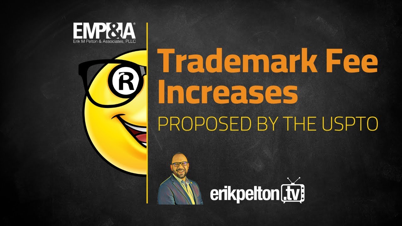 Trademark Fee Increases Proposed By the USPTO - YouTube