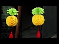 PAPER CRAFTS | PAPER PINEAPPLE | Easy paper crafts |