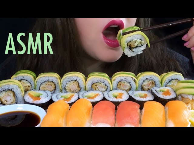 ASMR Sushi Platter - EXTREMELY Satisfying & Relaxing Eating Sounds