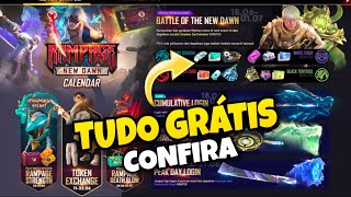 TUDO DO NOVO EVENTO REDENÇÃO! SKINS GRATIS, NOVA INCUBADORA E CALENDÁRIO  DO EVENTO!