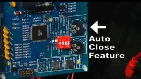 Section 11: Setting the Auto-Close Timer