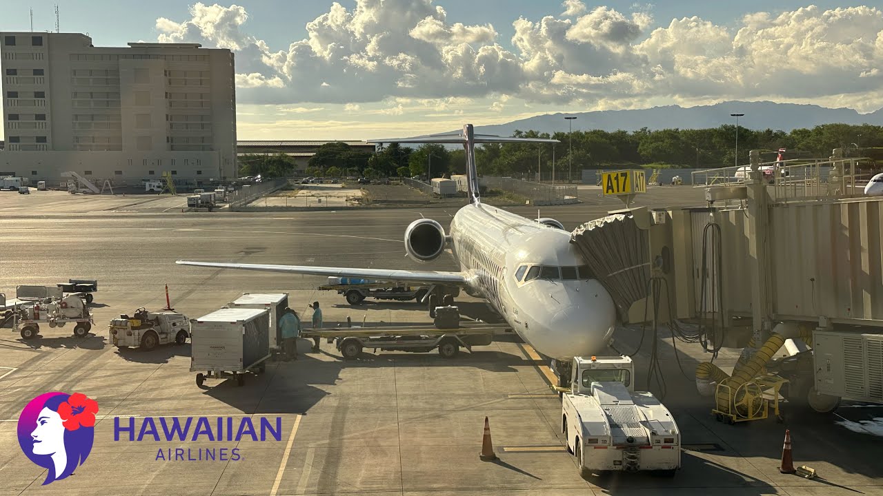 TRIP REPORT Hawaiian Airlines (ECONOMY) Hilo to Honolulu B717 YouTube