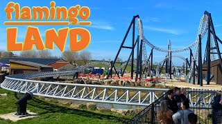Flamingo Land 10 Inversion Coaster Construction Update - April 2022