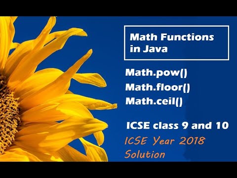 Math Functions in Java| Board Exam Computer Previous year #icsecomputer #java #youtube ICSE Computer