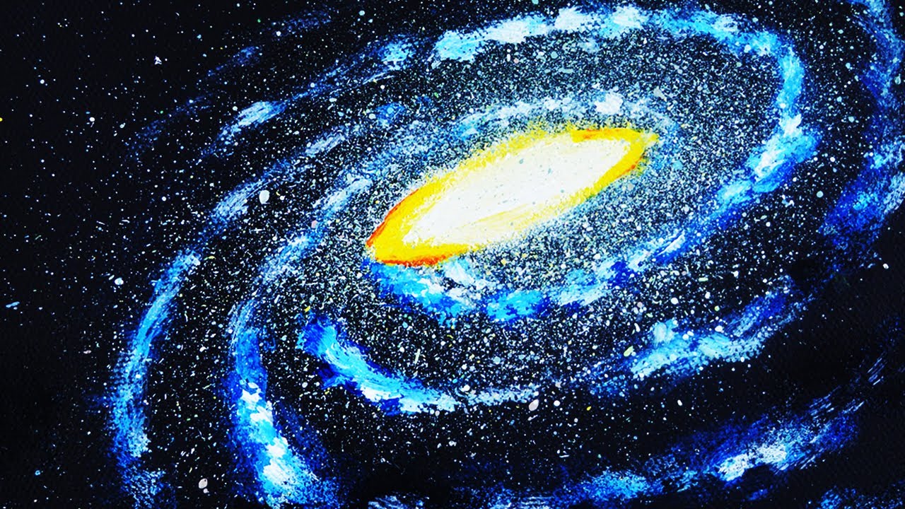 アクリル絵の具 宇宙 の描き方 123 Youtube