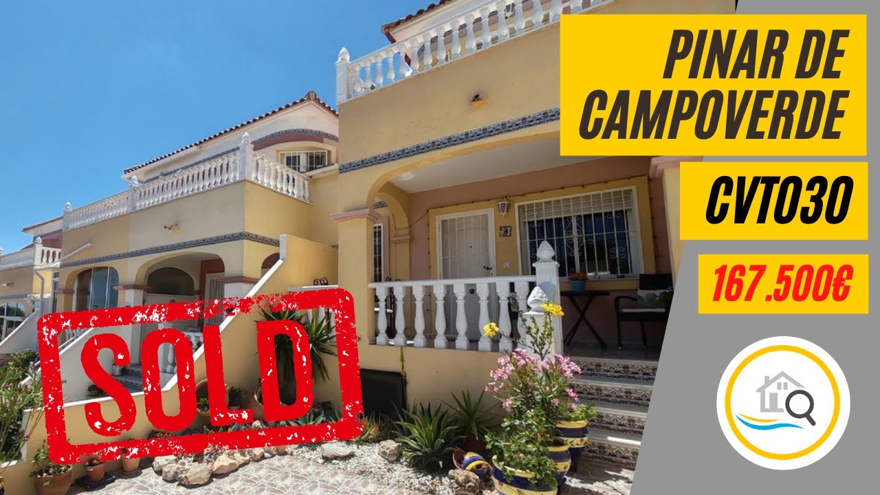 CVT030 Terraced 3 bed 2 bath with 2 pool for sale Pinar de Campoverde, Costa Blanca, Alicante, Spain