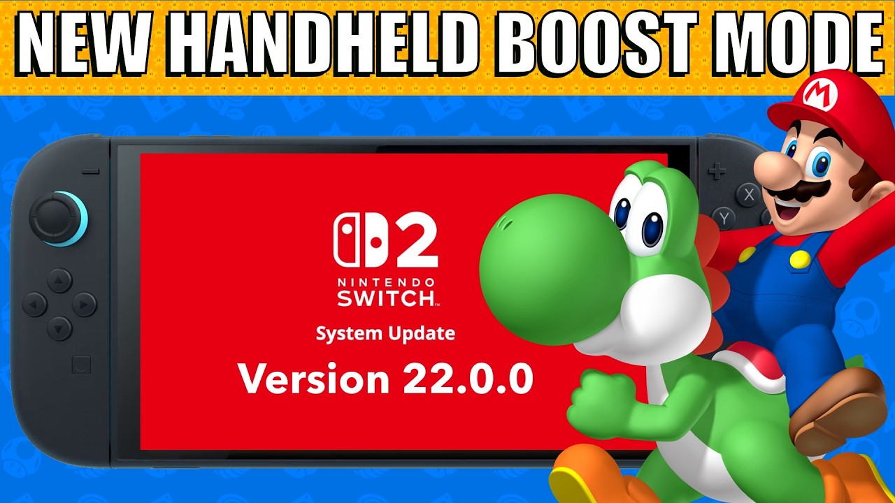 Nintendo Releases HUGE NEW Switch 2 Hand Held Boost Mode Update - YouTube