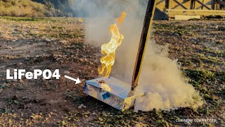 LiFePO4 Puncture Test - Can these batteries catch fire? Is LiFePO4 Safe? screenshot 2