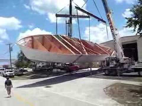 Jim Smith Boats Rolls a 95' sport fishing hull