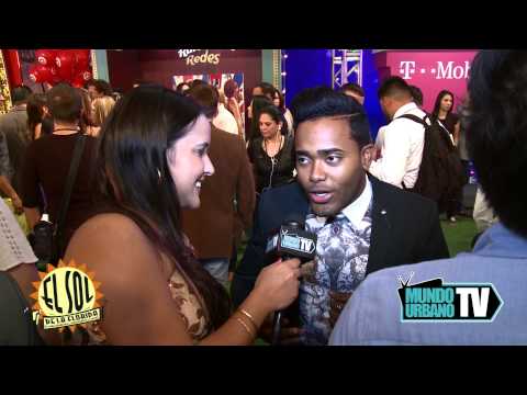 Karlos Rose durante Premios Juventud 2014 @mundourbanotv