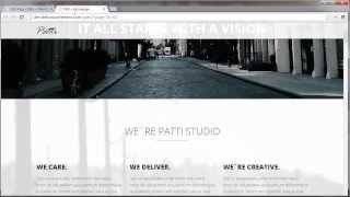 Patti - The Relationship Between Menu and Page Sections