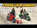 GTA 5 ONLINE FRANKLIN AND LAMAR : 2013 VS 2022