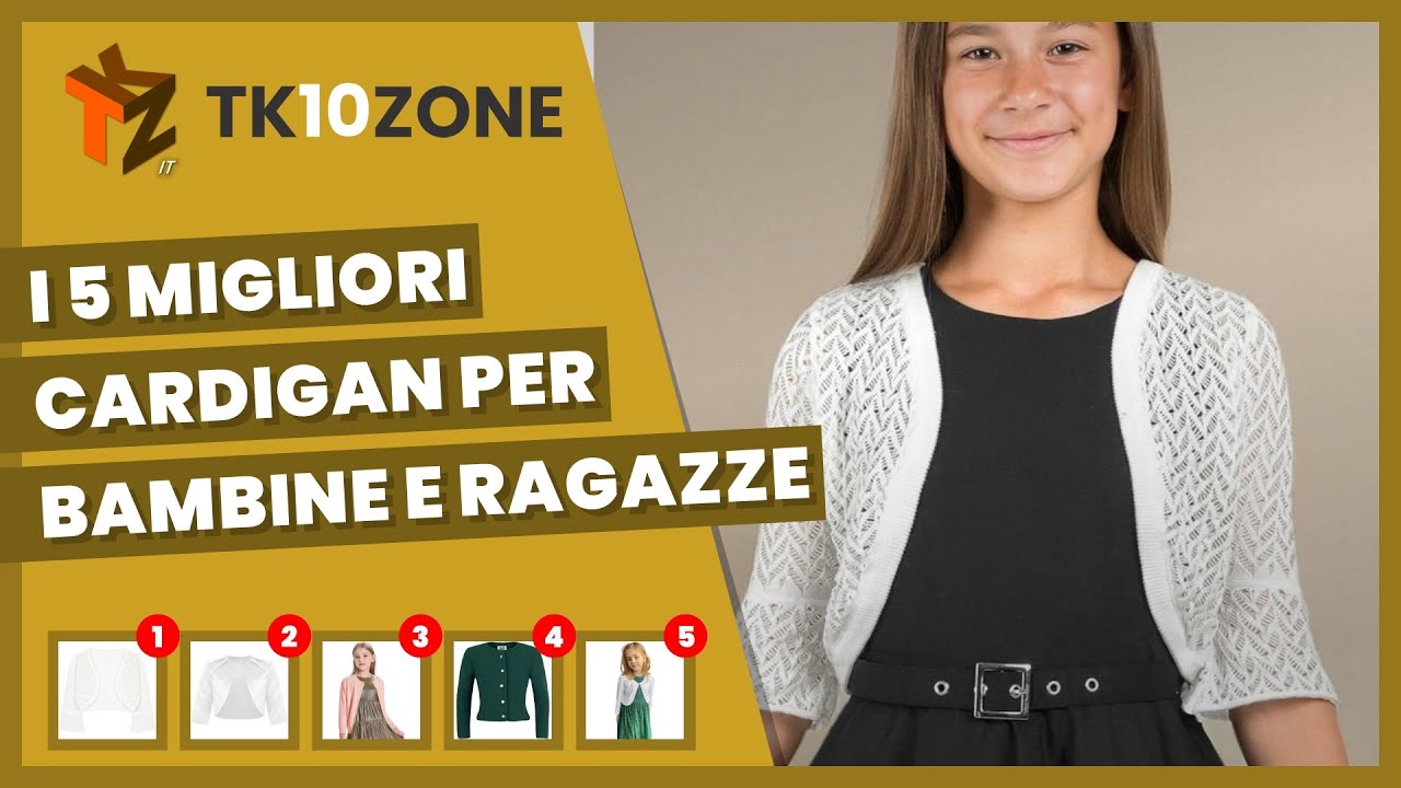 Bolero A Maglie Larghe Per Bambine - Manica Lunga In Cotone 100% - Foto 8