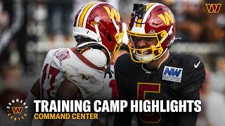 Pads Are ON! Sideline Pass & Training Camp Stars ⭐️ | Command Center | Washington Commanders | NFL