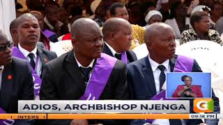 Catholic archbishop Njenga laid to rest